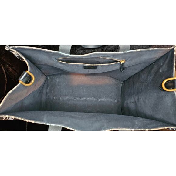 Fendi Shopper Tote Joshua Vides Zucca Coated Canvas Large - Picture 8 of 16